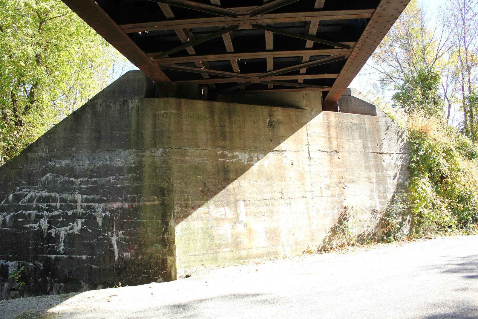 Under bridge
